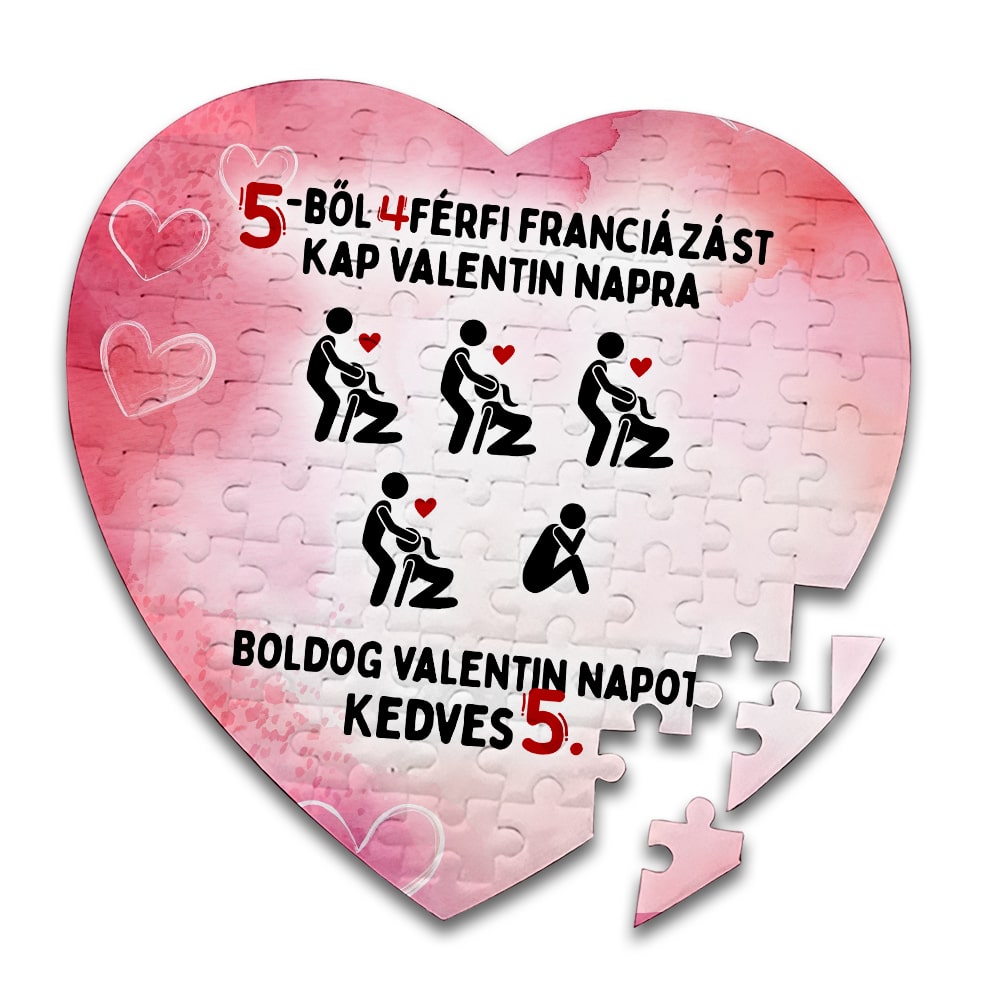 5-ből 4 Férfi - 2024 | Valentin-nap puzzle