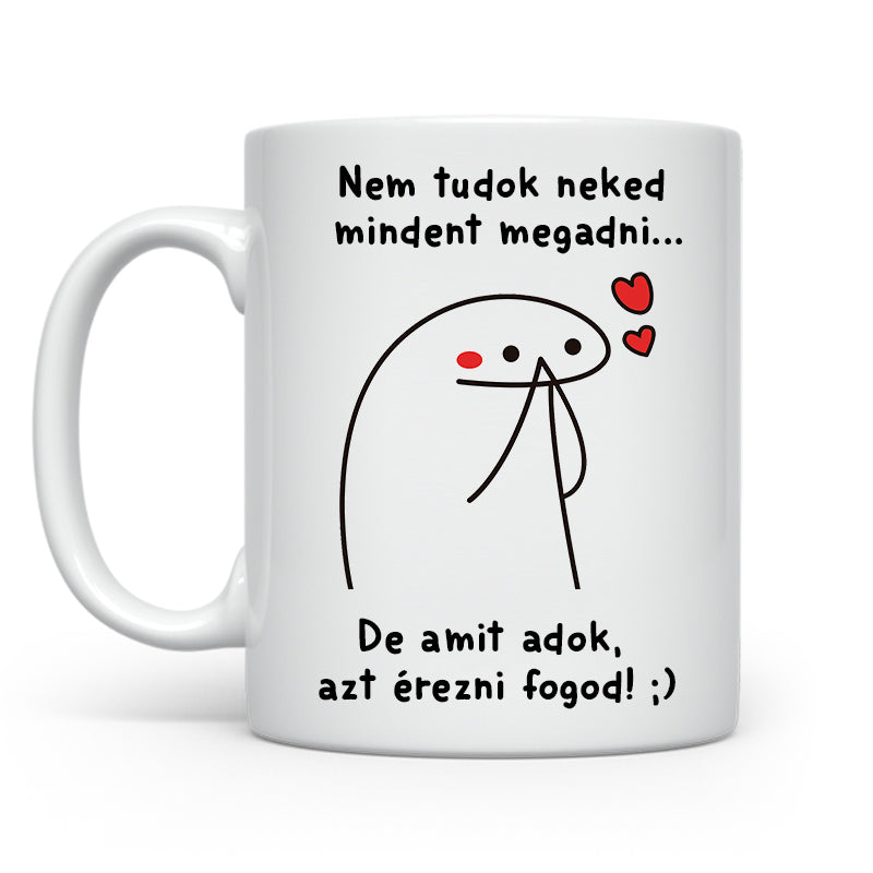 Nem tudok neked mindent - Stickman bögre