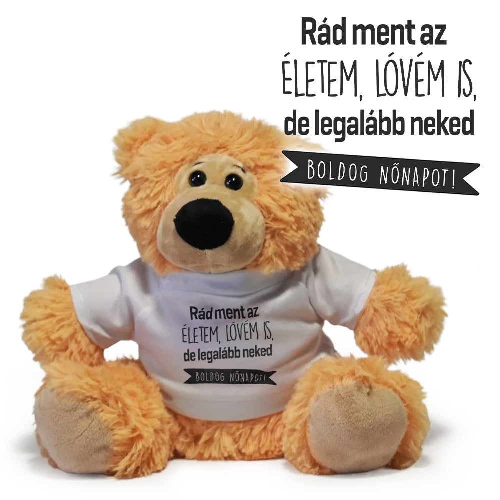 Rád ment az - Nőnap 2025 plüss maci