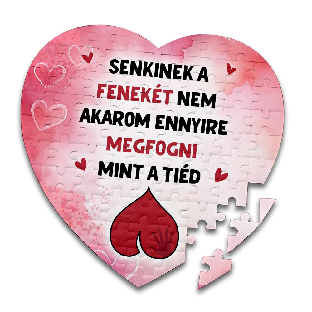 Senkinek a fenekét - Páromnak puzzle