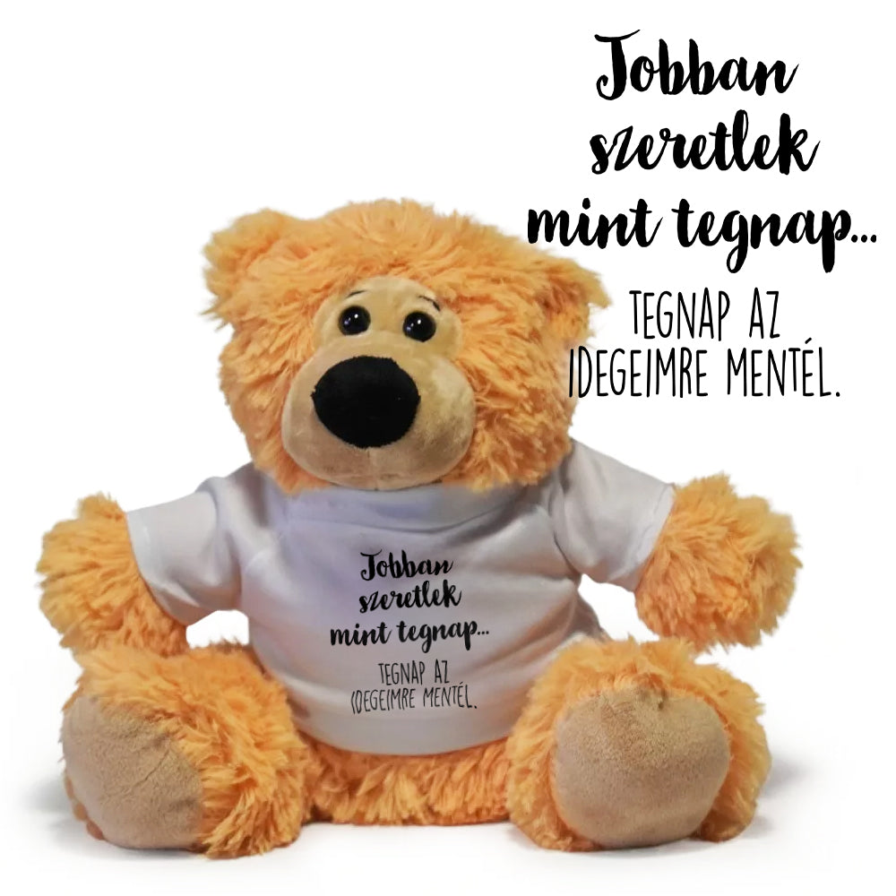 Jobban szeretlek - Páromnak plüss maci
