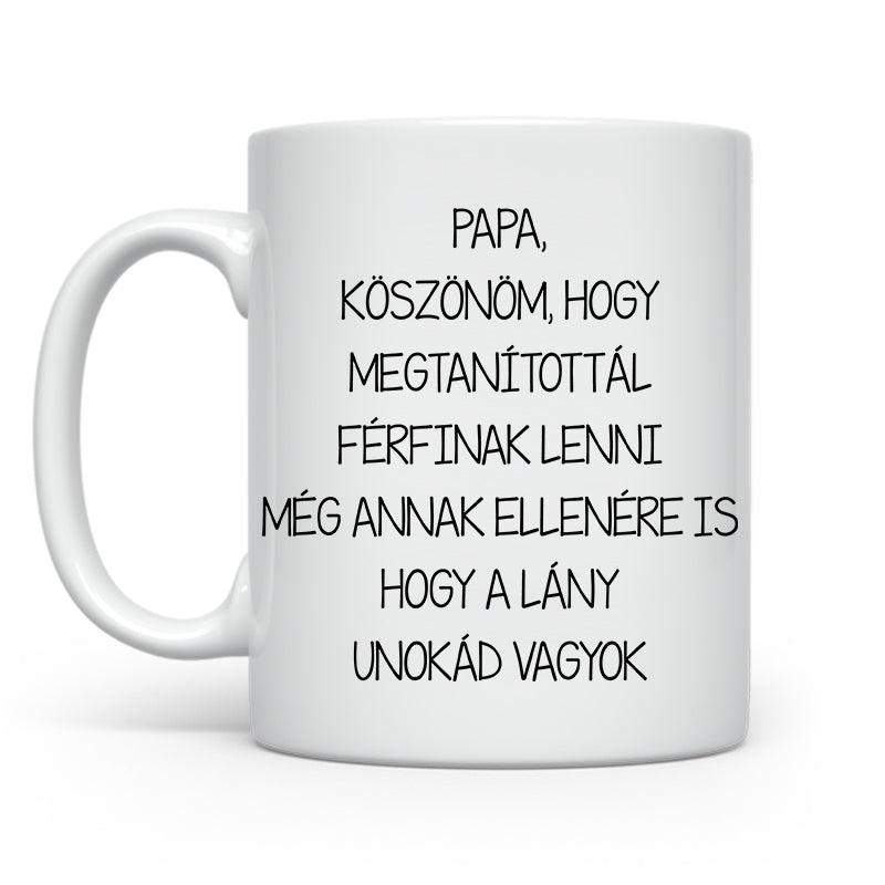 Köszönöm, hogy megtanítottál férfinek - Papa | Karácsonyra - Tecuccod