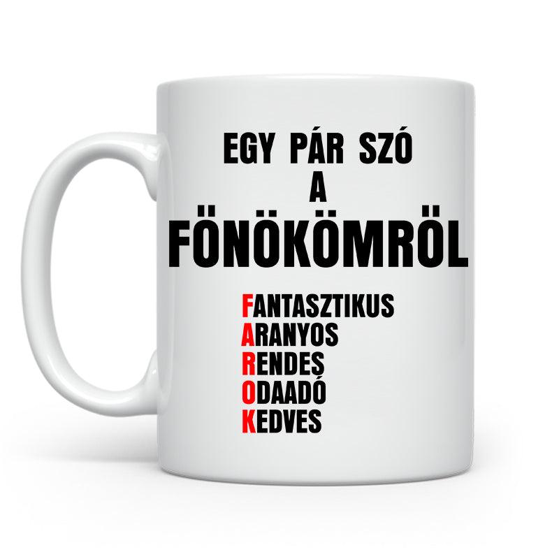 Egy pár szó a főnökömről - Egyéb - Tecuccod