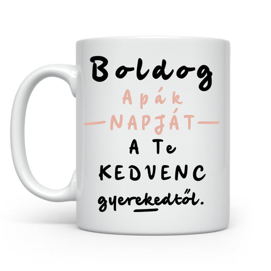 A te kedvenc gyerekedtől - Apák napjára