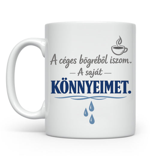 A céges bögréből iszom