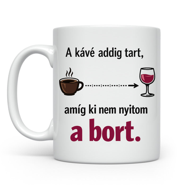 A kávé addig tart