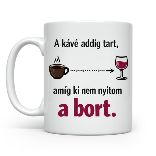 A kávé addig tart