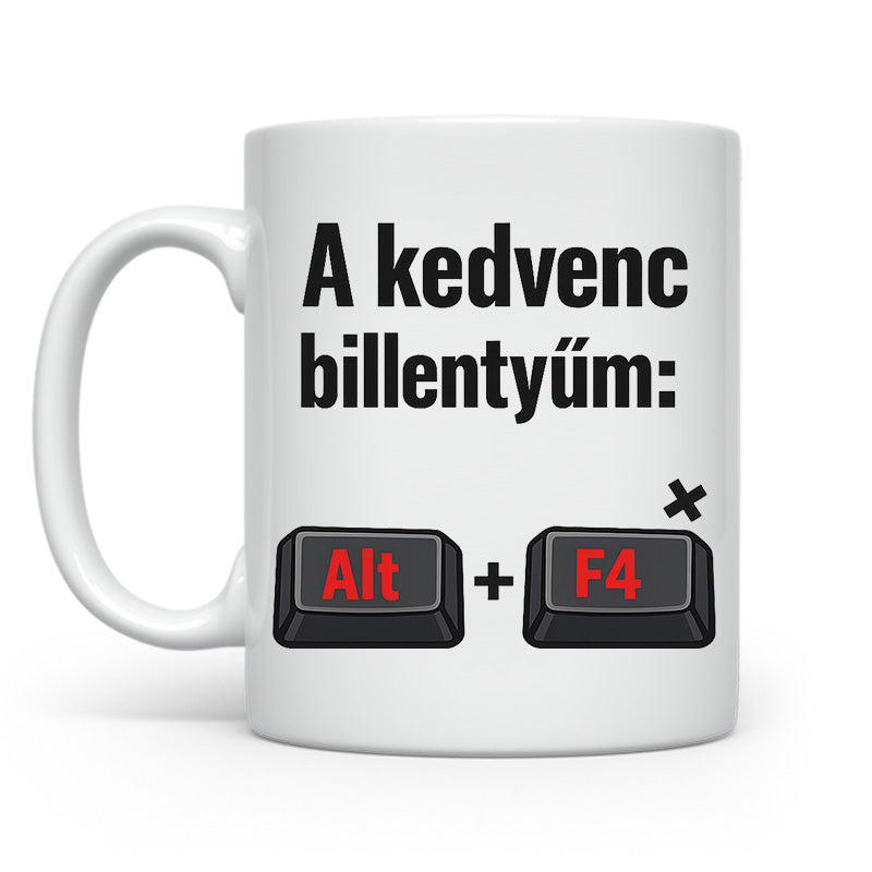 A kedvenc billentyűm