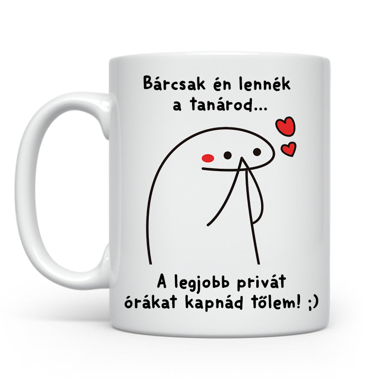 Bárcsak én lennék - Stickman bögre