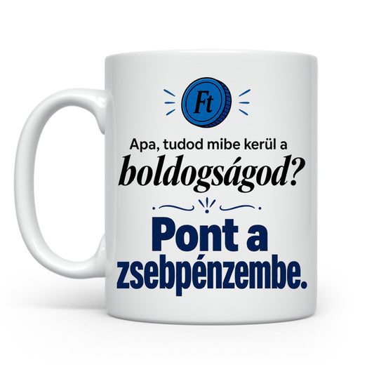 Boldogság ára zsebpénz