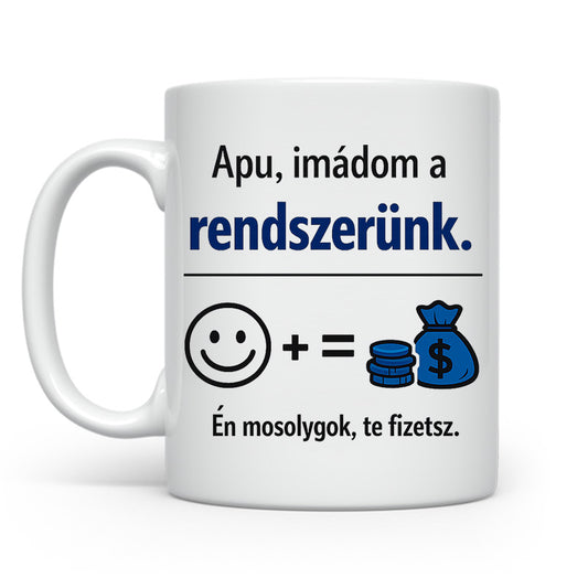 Én mosolygok te fizetsz