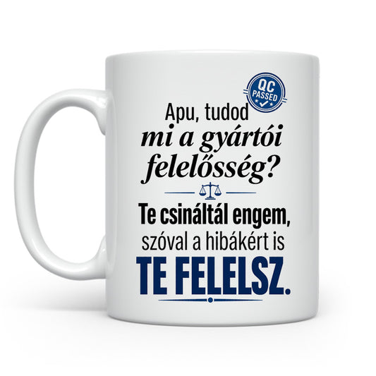 Gyártói felelősség