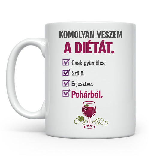 Komolyan veszem a diétát