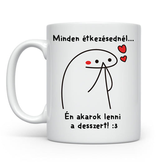 Mindegyik étkezésednél - Stickman bögre