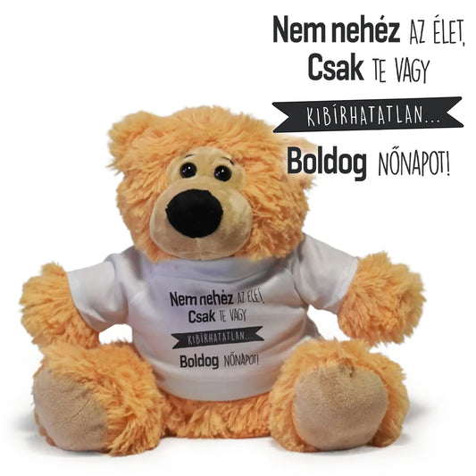 Nem nehéz az élet - Nőnap 2025 plüss maci