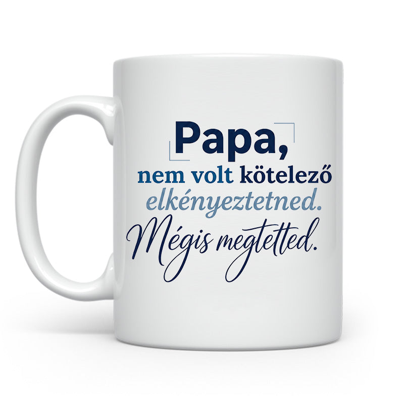 Papa nem volt kotelezo