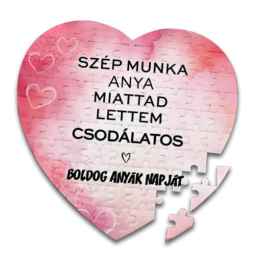 Puzzle, Szép munka anya – Anyák napjára