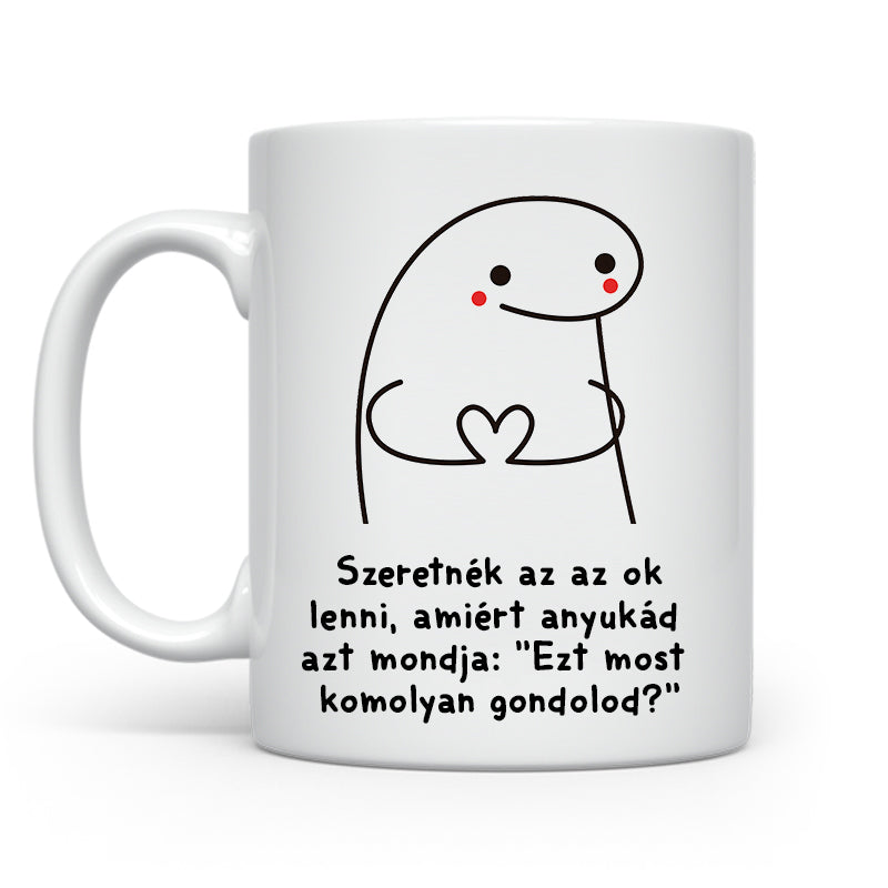 Szeretnék lenni az oka - Stickman bögre