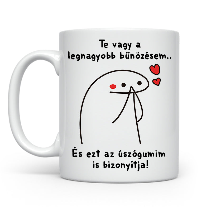 Te vagy a legnagyobb - Stickman bögre
